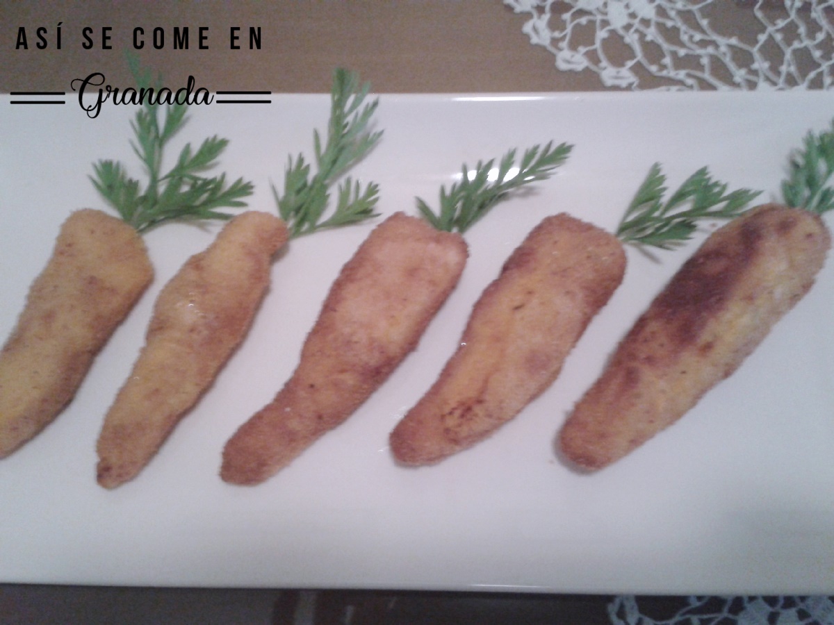 Así se come en Granada. Croquetas de zanahoria y queso