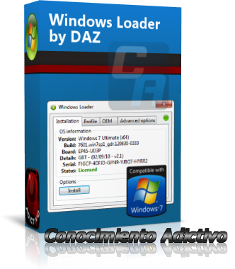 windows loader v2.2 by daz.exe