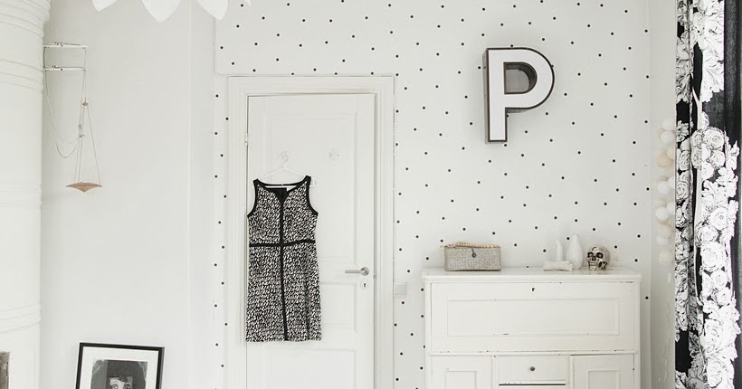 my scandinavian home: Tuesday DIY: fab yet simple way to update a wall