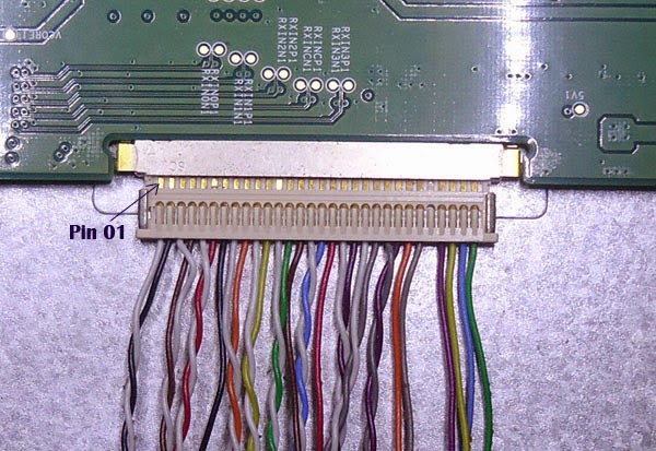 Распайка шлейфа монитора 30pin