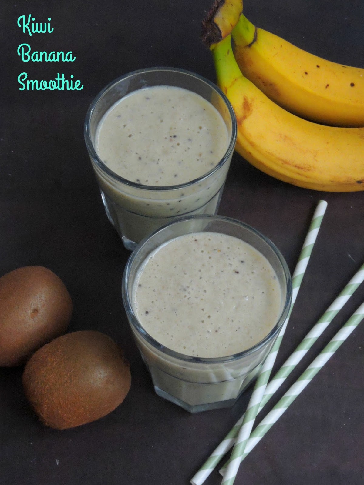 Kiwi &amp; Banana Smoothie | Cook N Click
