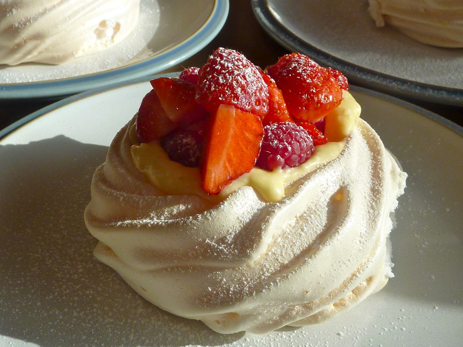 Please Do Not Feed The Animals! Meringue Cups With Lime Cream and