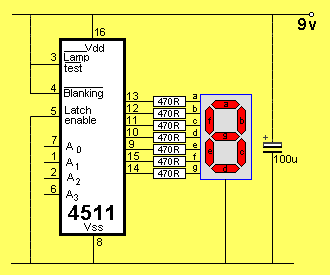 [DIP] IC CD4511 DIP-16 (CD4511BE 4511)