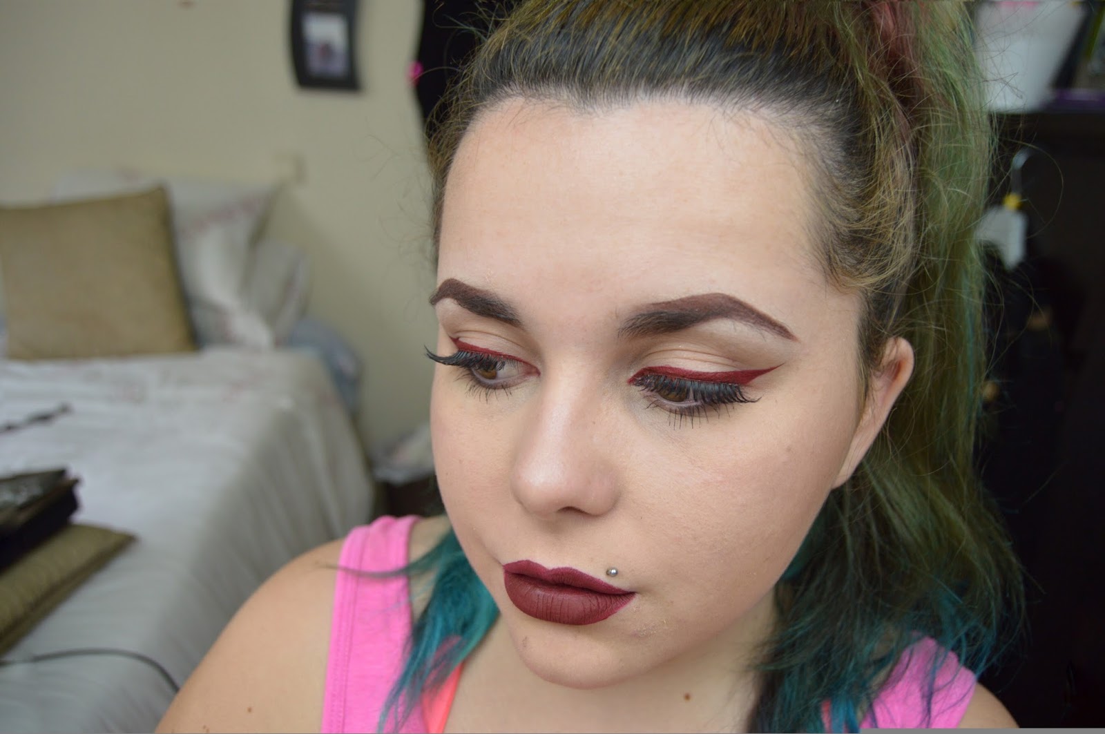 HOW TO Use liquid lipstick as Eyeliner Katie Rose Caitlin Rose