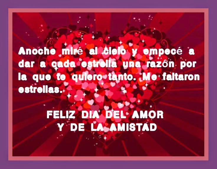 Tarjetas de amor y amistad