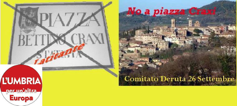 No a piazza Craxi