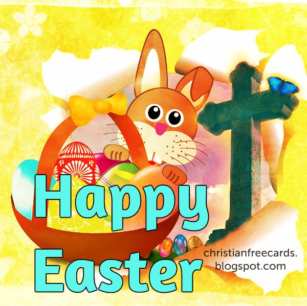 happy Easter free image, free quotes and card
