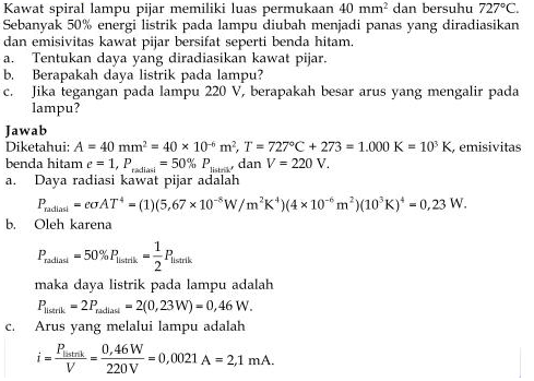 Contoh Soal Pemahaman Konsep Fisika - Pembahasan Soal