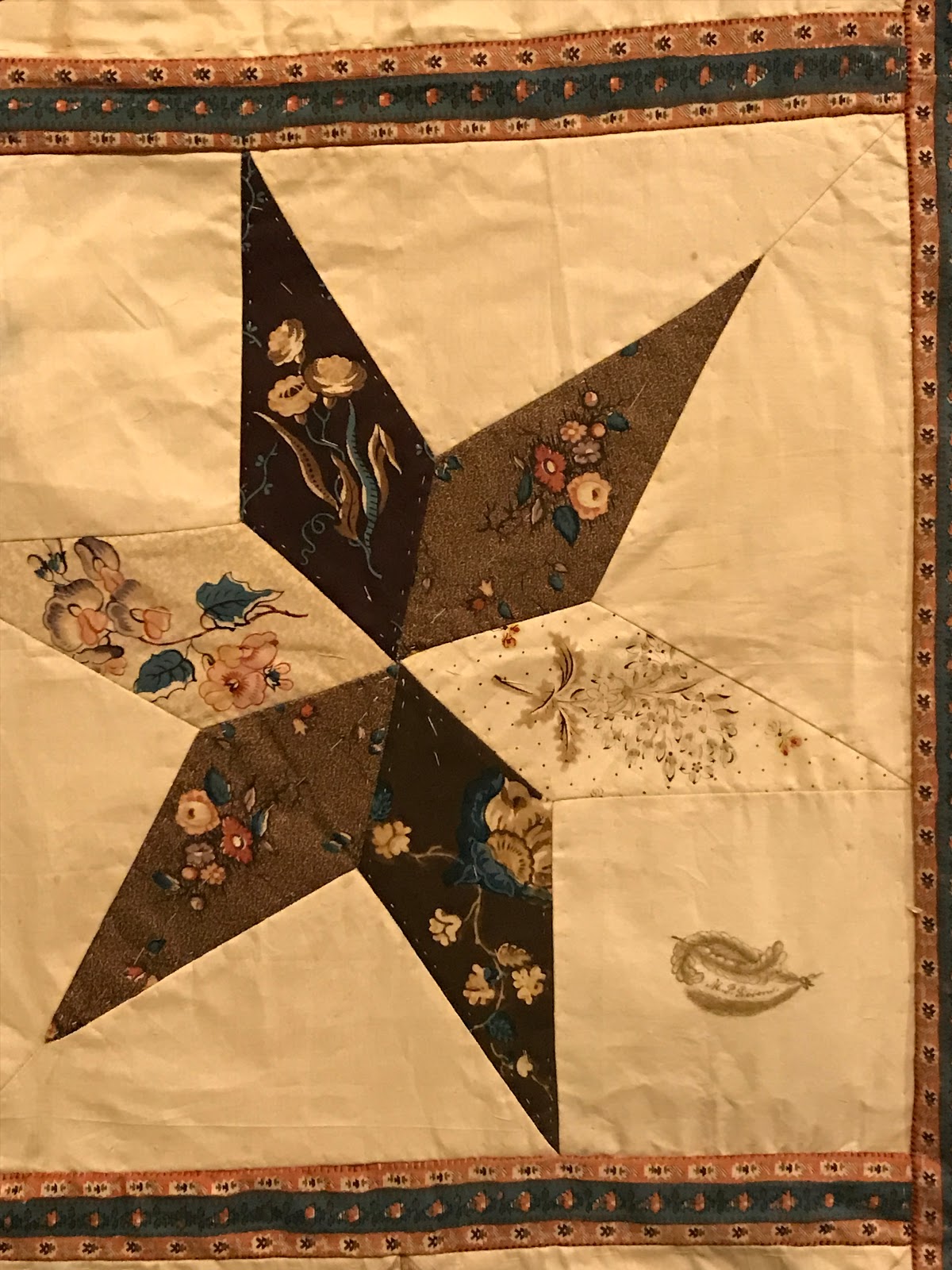 Textile Time Travels Pennock Family Album Antique Signature Quilt