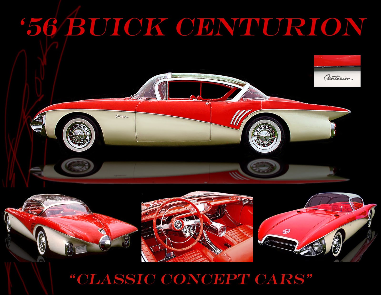 Buick Centurion 1956. Buick Centurion Concept car. 956 Buick Centurion Concept car. Bugatti centurion