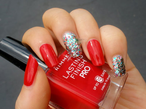 three nail styles of 2ne1's minzy