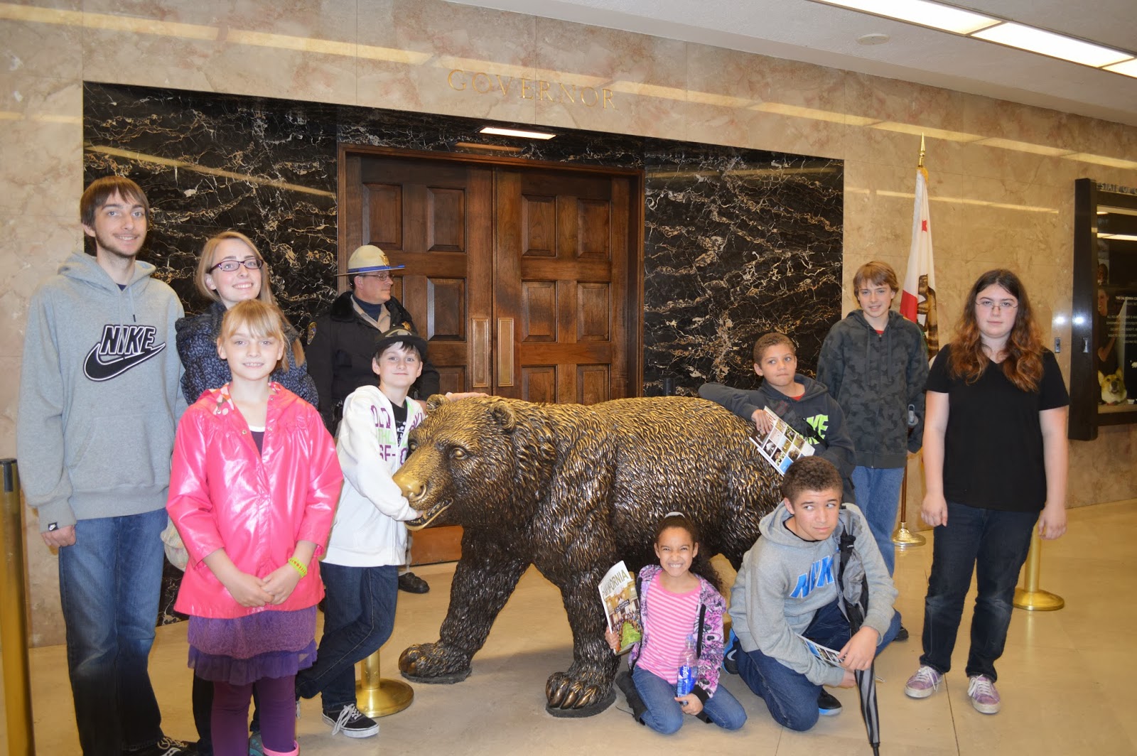 Courageous Joy CA State Capital Field Trip