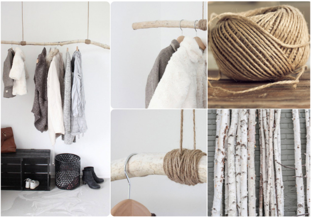 ramas de árbol ropa