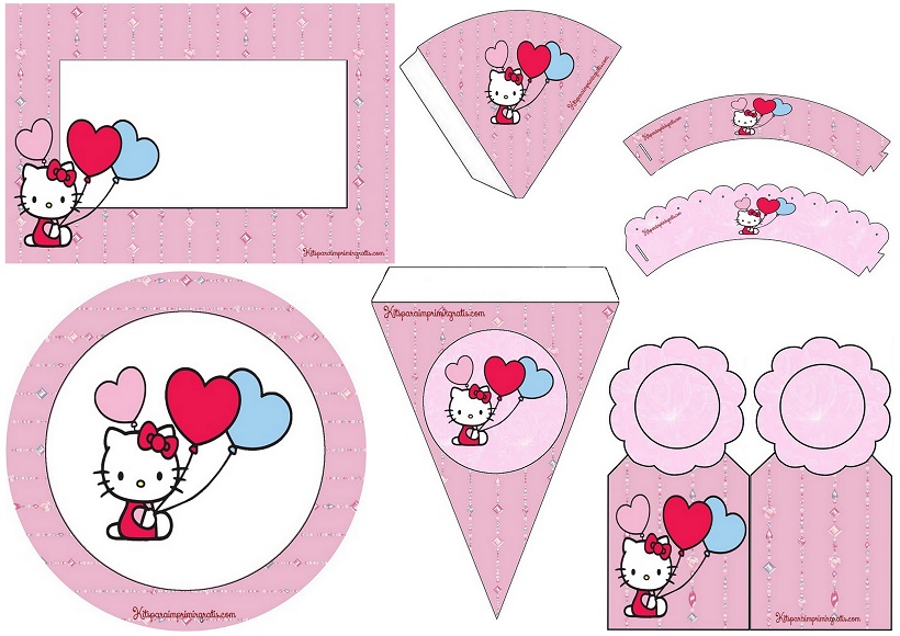 Hello Kitty: Free Printable Mini Kit. - Oh My Fiesta! in english