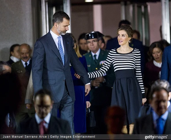 Queen Letizia of Spain attended the inauguration of the 'The First Picasso' exhibition at the 'Museo de Belas Artes A Coruna