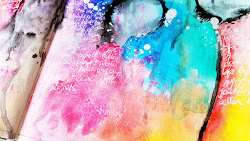 flow acrylic golden paint water journal spreading cream transparent
