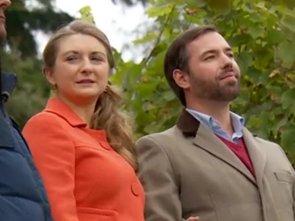 Hereditary Grand Duke Guillaume and Hereditary Grand Duchess Stephanie of Luxembourg