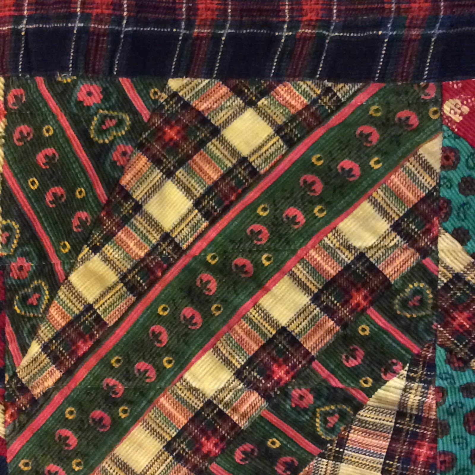 Pond Hollow Quilts : Scrappy Corduroy String Blocks
