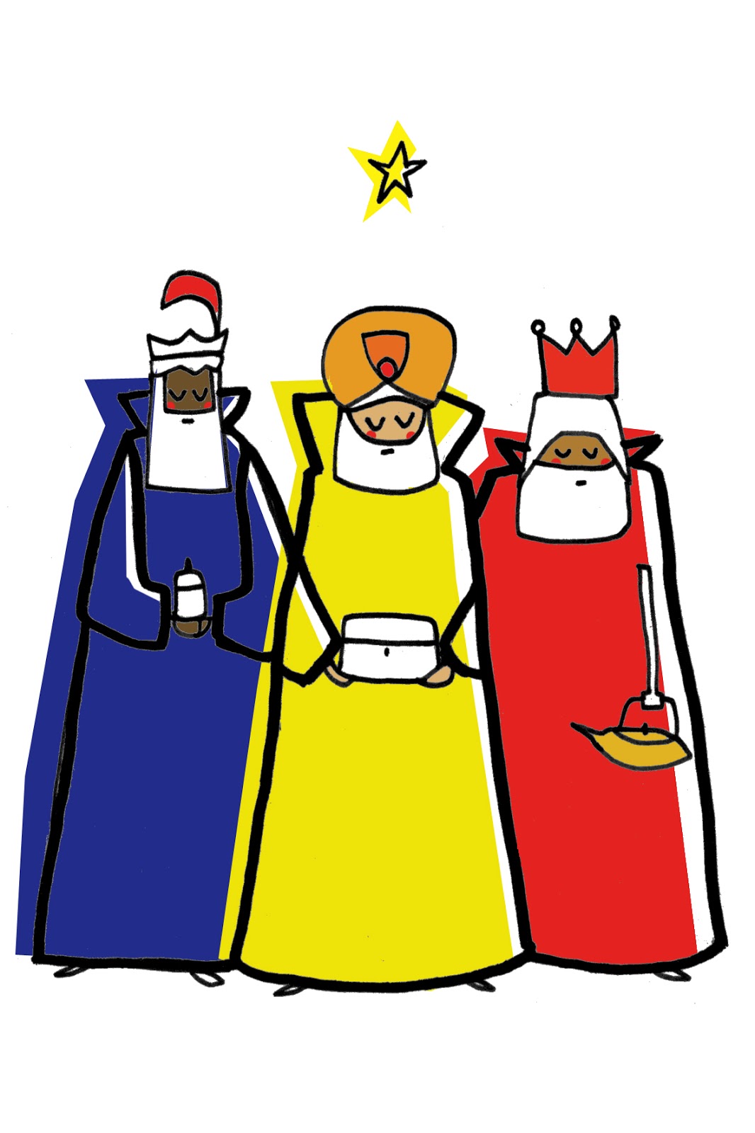 Cric Crac Croque - les illustrations de Dorothée Walter: Les rois mages