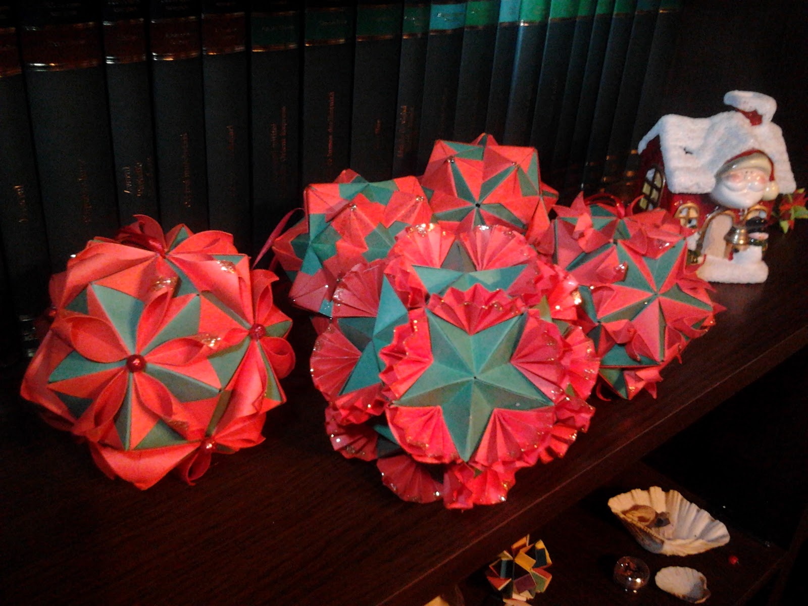 Wreath ornament christmas oragami origami easy tree Lets Make Origami: CHRISTMAS ORIGAMI