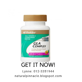 GLA is good for menstruation, reduce mood swings, period pain