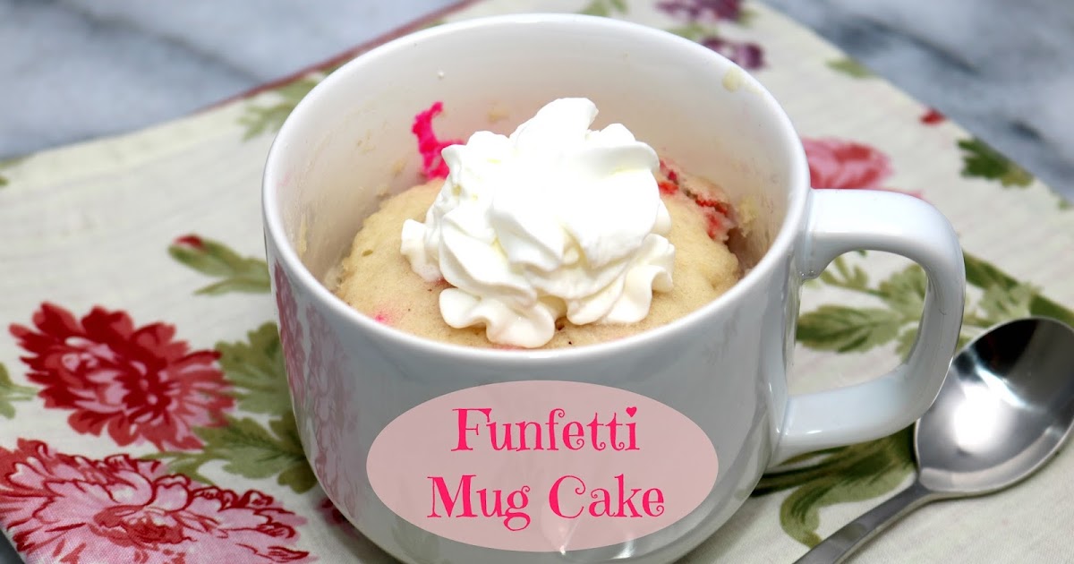 Funfetti Mug Cake Tasty Funfetti Mug Cake Tasty