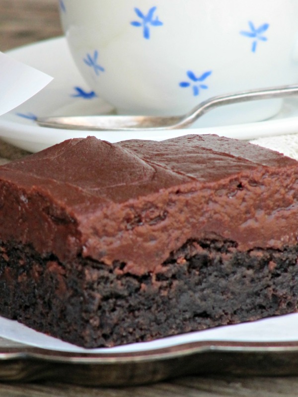 Once Upon A Chocolate Life Fabulous Fudge Brownie's with Fudge Frosting