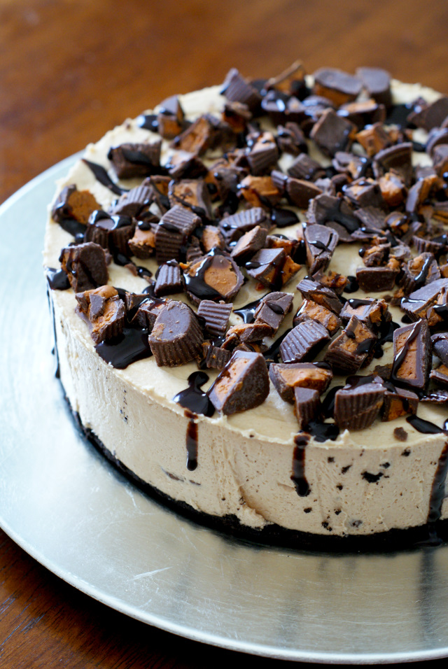 Peanut Butter Cup Overload NoBake Cheesecake The Two Bite Club
