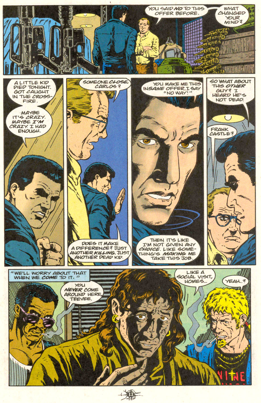Read online The Punisher (1987) comic -  Issue #99 - Bury me Deep - 9