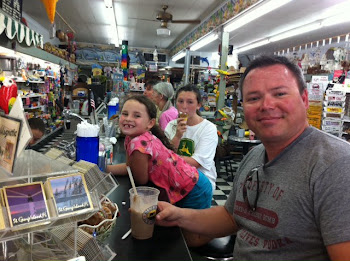 AT THE SODA FOUNTAIN IN APALACHICOLA