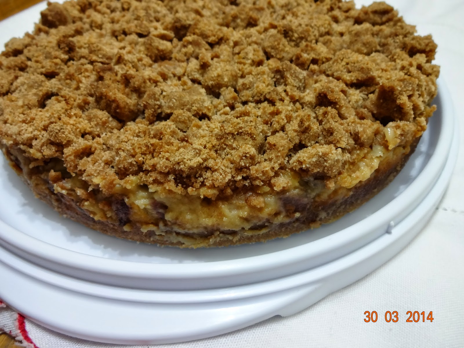 Toca das Receitas: CUCA DE BANANA INTEGRAL E CREMOSA