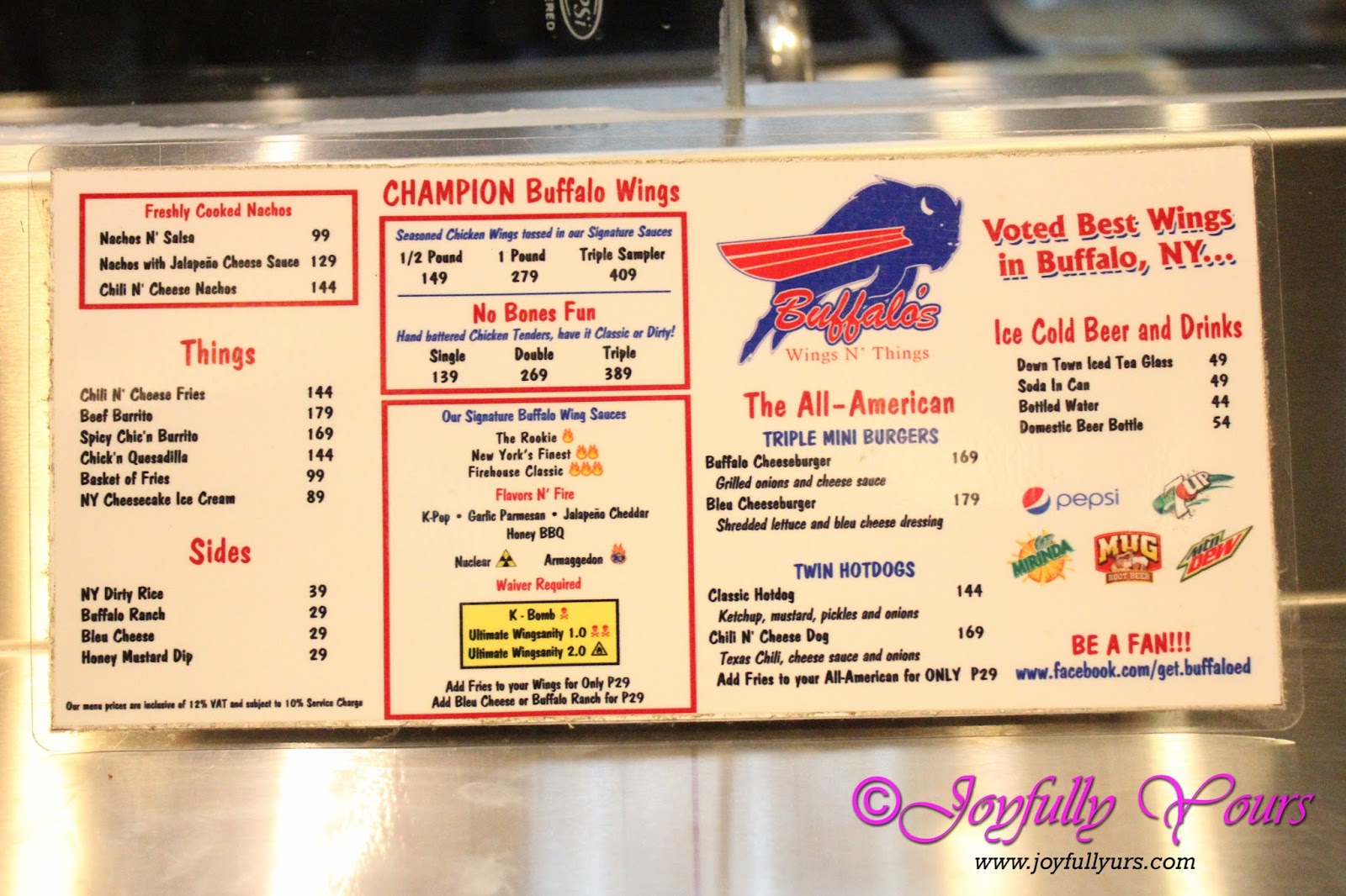 Buffalo's Wings N' Things Not Just Your Ordinary Buffalo Wings