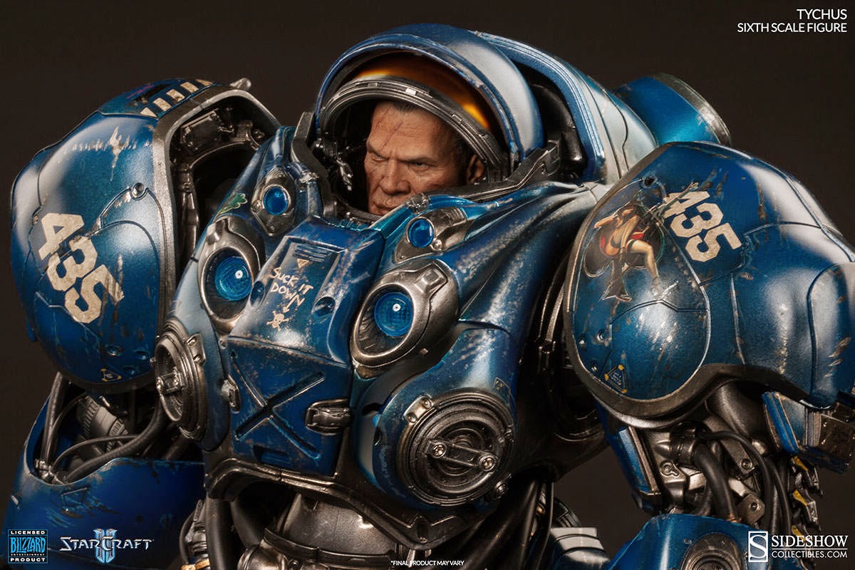 Pre-order Sideshow Collectibles Starcraft 1/6th scale Terran Space Marine T...