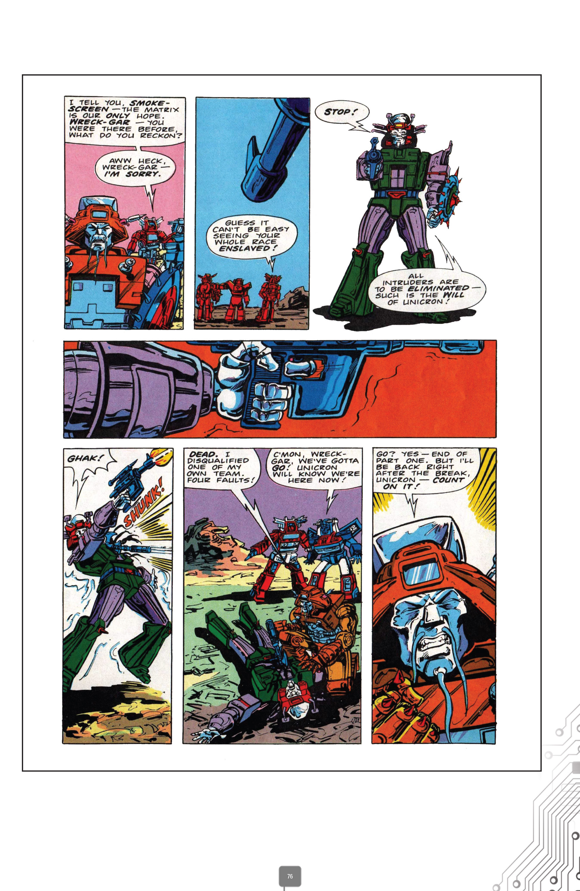 Read online The Transformers Classics UK comic -  Issue # TPB 5 - 77