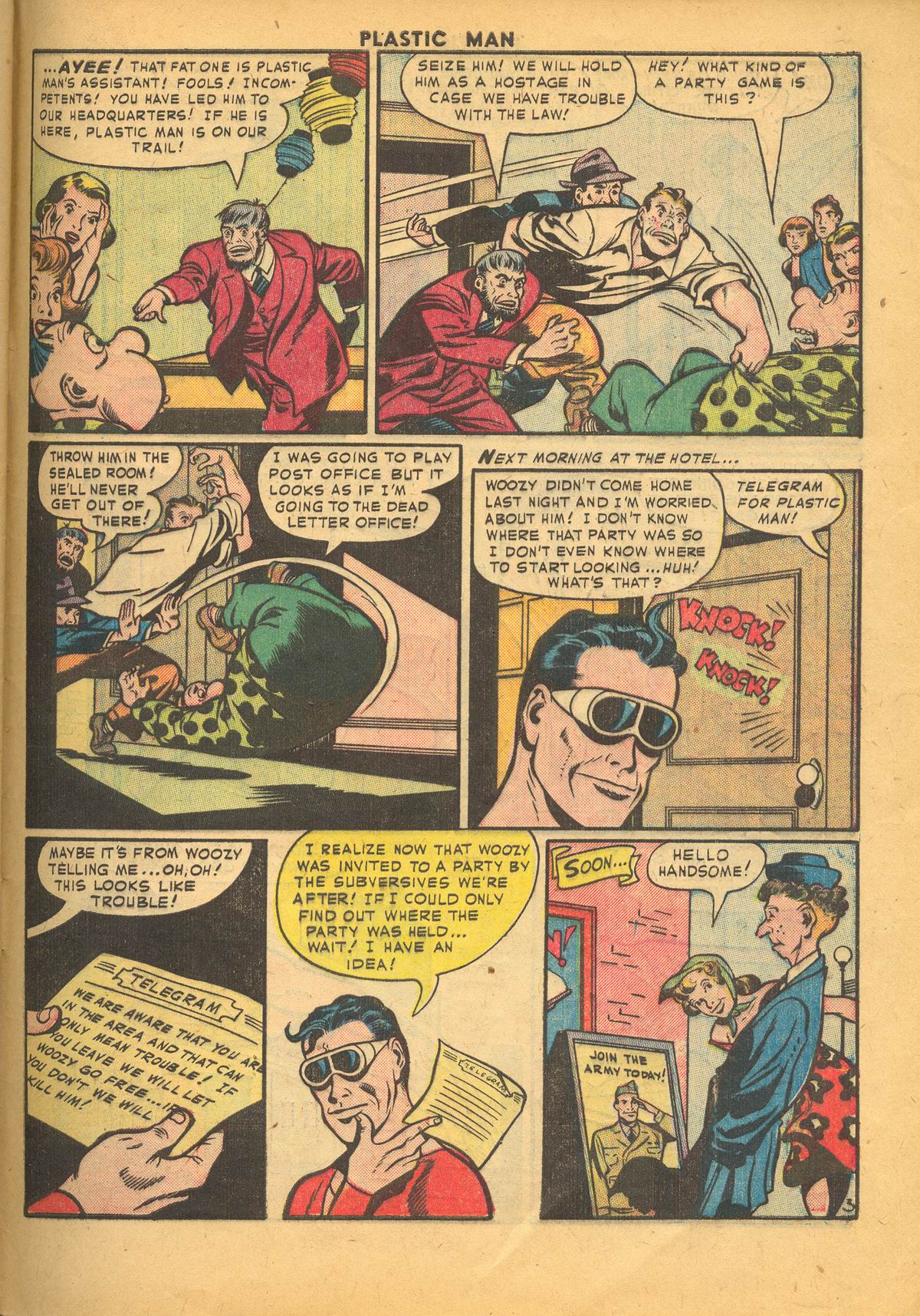 Read online Plastic Man (1943) comic -  Issue #34 - 29