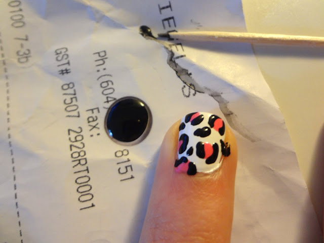 how to make leopard print nails