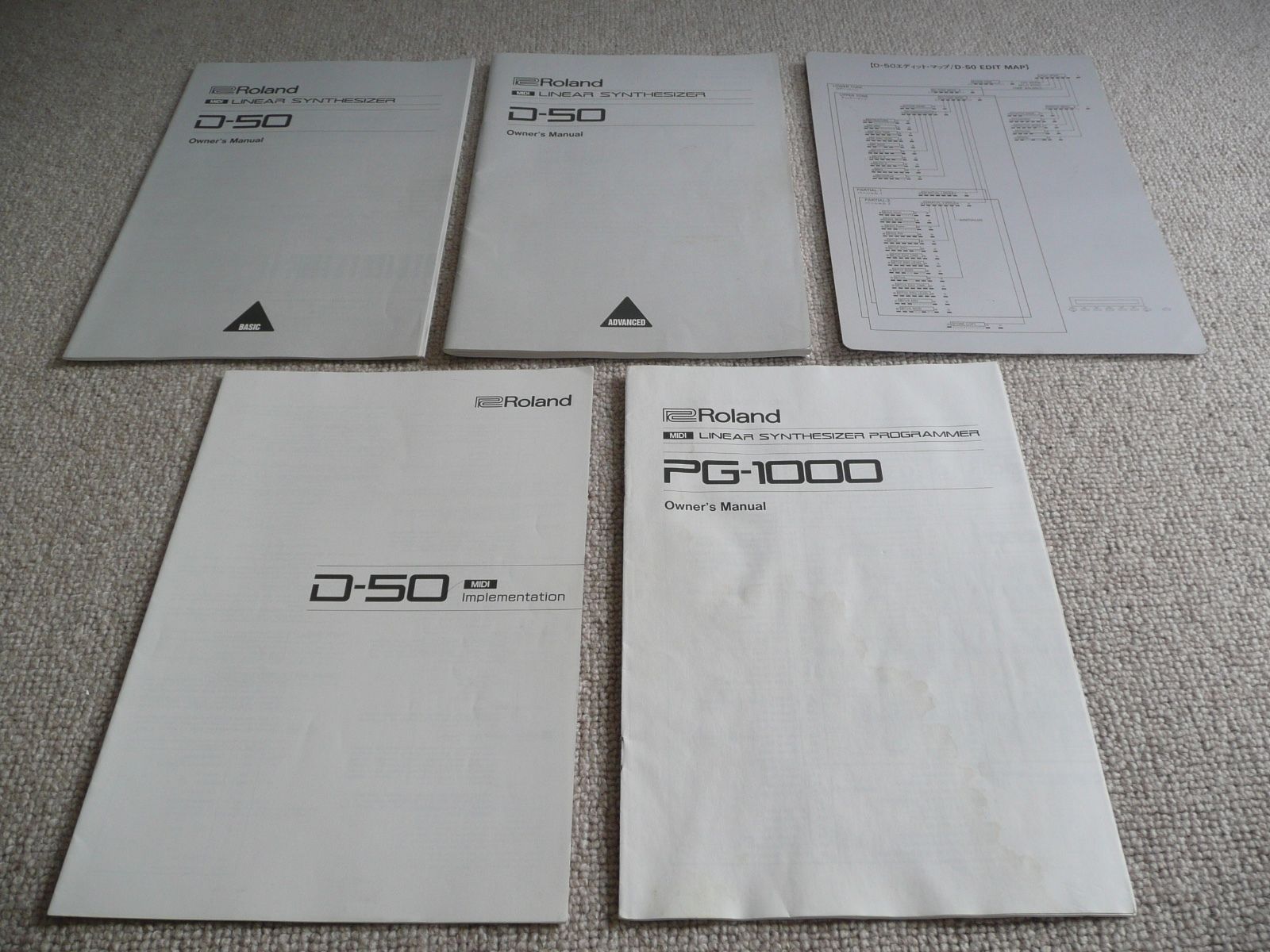 MATRIXSYNTH ROLAND D50 VINTAGE SYNTHESIZER & PG1000 PROGRAMMER w