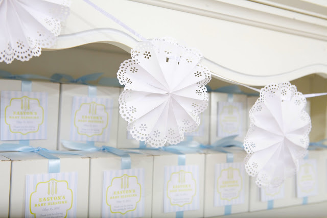 Kara s Party Ideas Little Guy In A Tie Baby Blessing Party  - 37