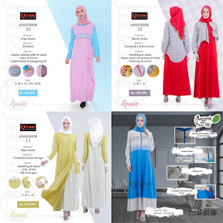 KOLEKSI GAMIS TERBARU QIRANI ANGGREK 08,10,11,12