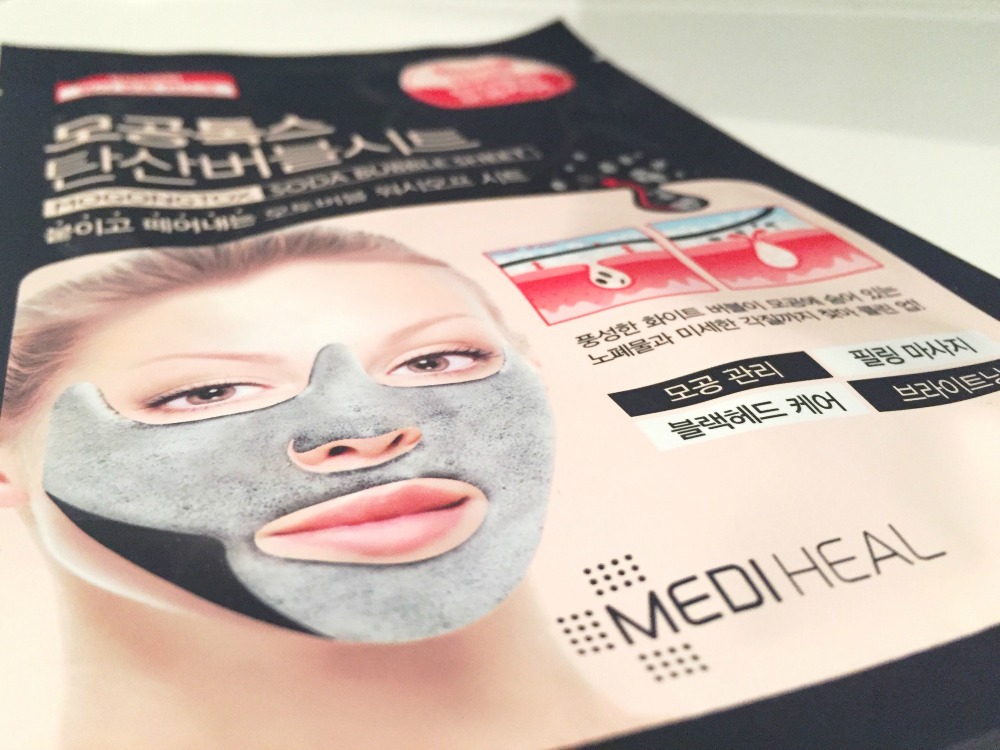 de la seoul review mediheal mogongtox soda bubble mask mogongtox soda bubble sheet