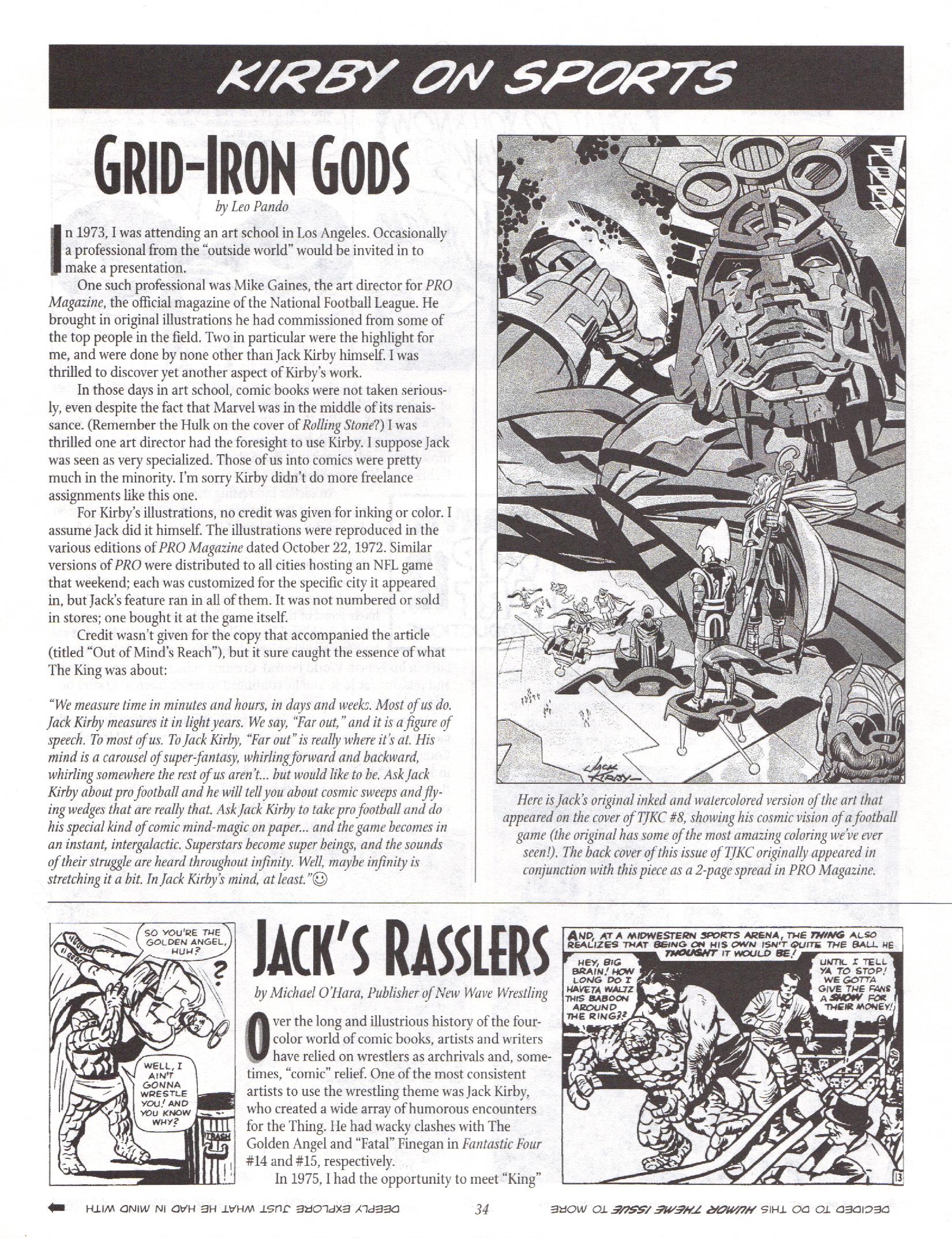 Read online The Jack Kirby Collector comic -  Issue #10 - 33