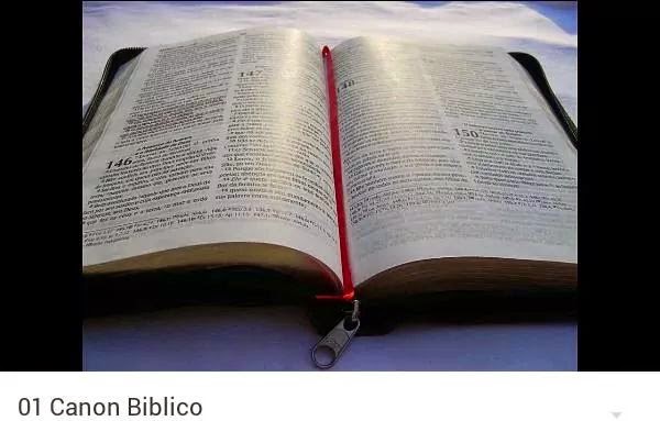 EL CANON BÍBLICO