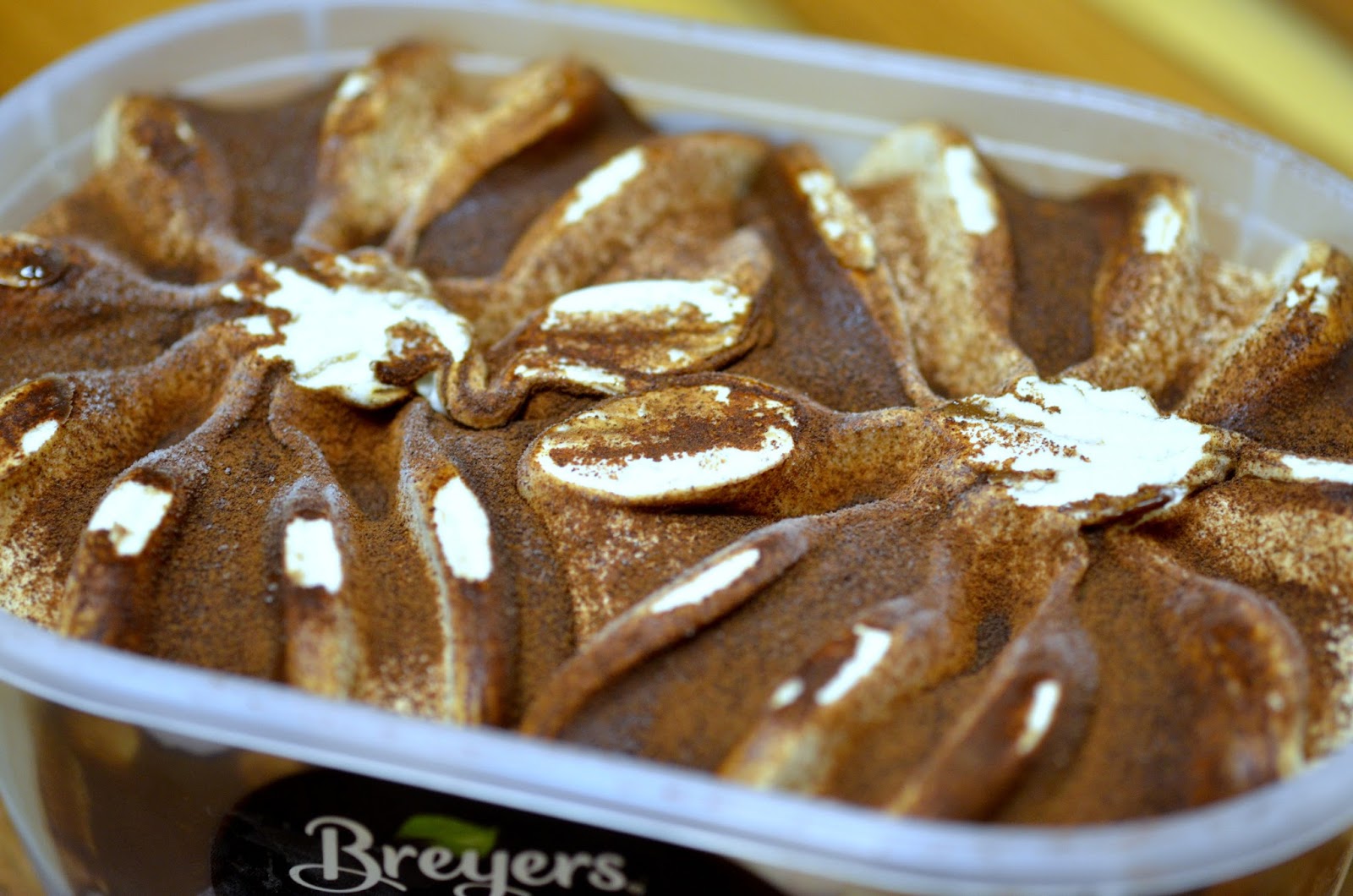 food and ice cream recipes REVIEW Breyer's Tiramisu Gelato Indulgences