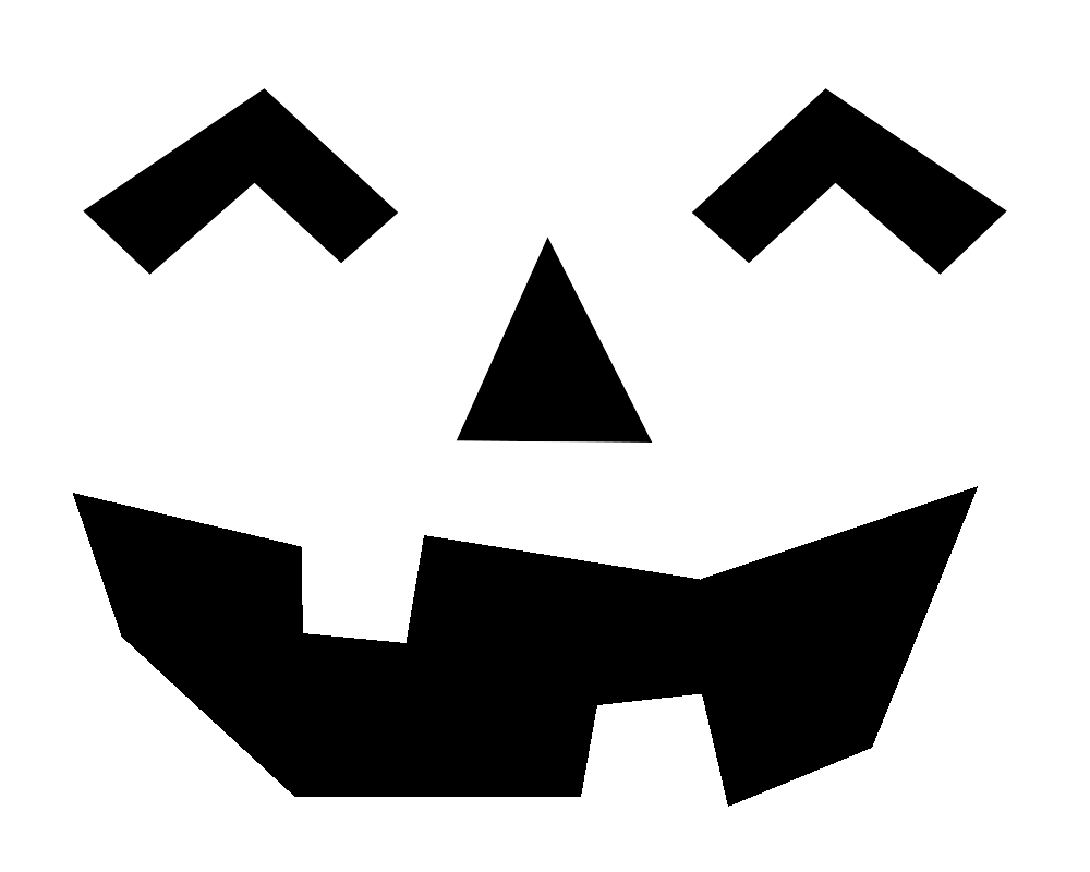 Free Printable Easy Funny Jack O Lantern Face Stencils Patterns Funny 