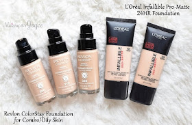 Revlon ColorStay Foundation Combination Oily Skin 300 310 330 Pump Review