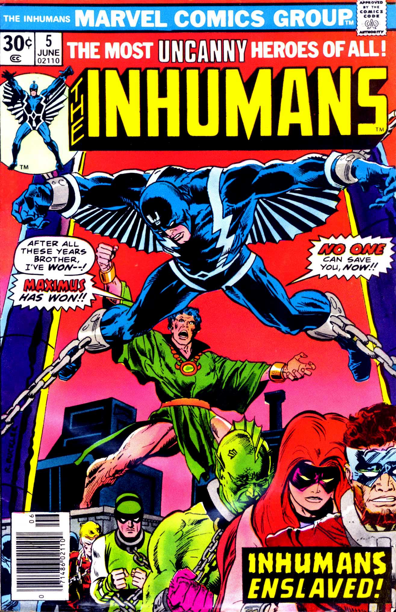 Read online Inhumans (1975) comic -  Issue #5 - 1