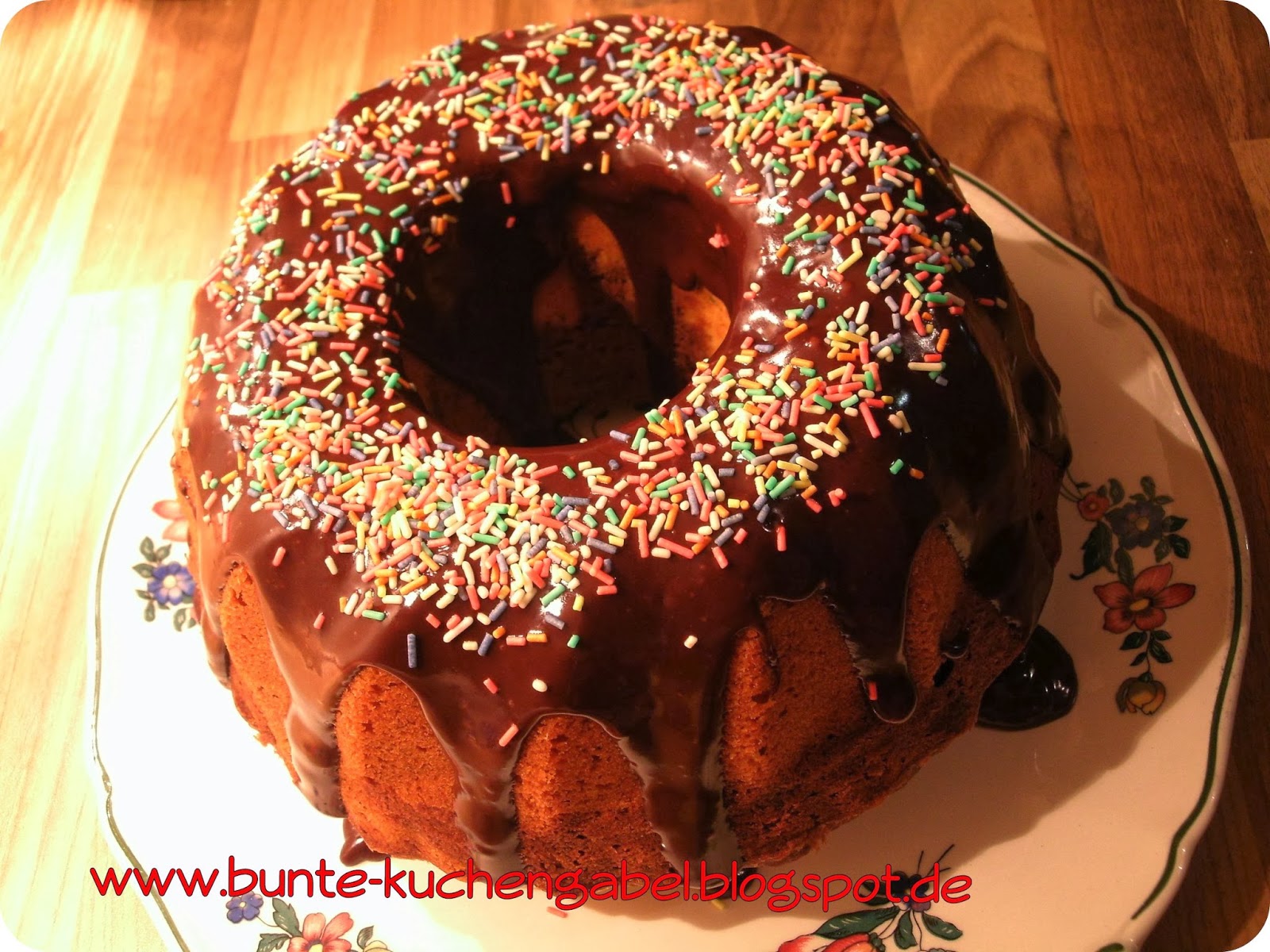 backe-backe-kuchen: Marmorkuchen mit Schokoladen-Zuckerguss