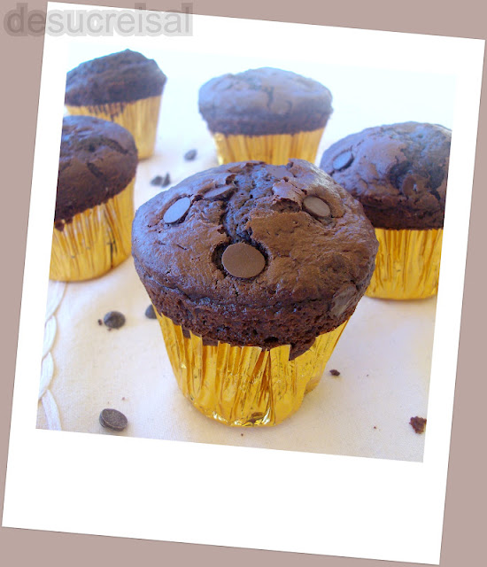 de sucre i sal MUFFINS DE CHOCOLATE (estilo starbucks)