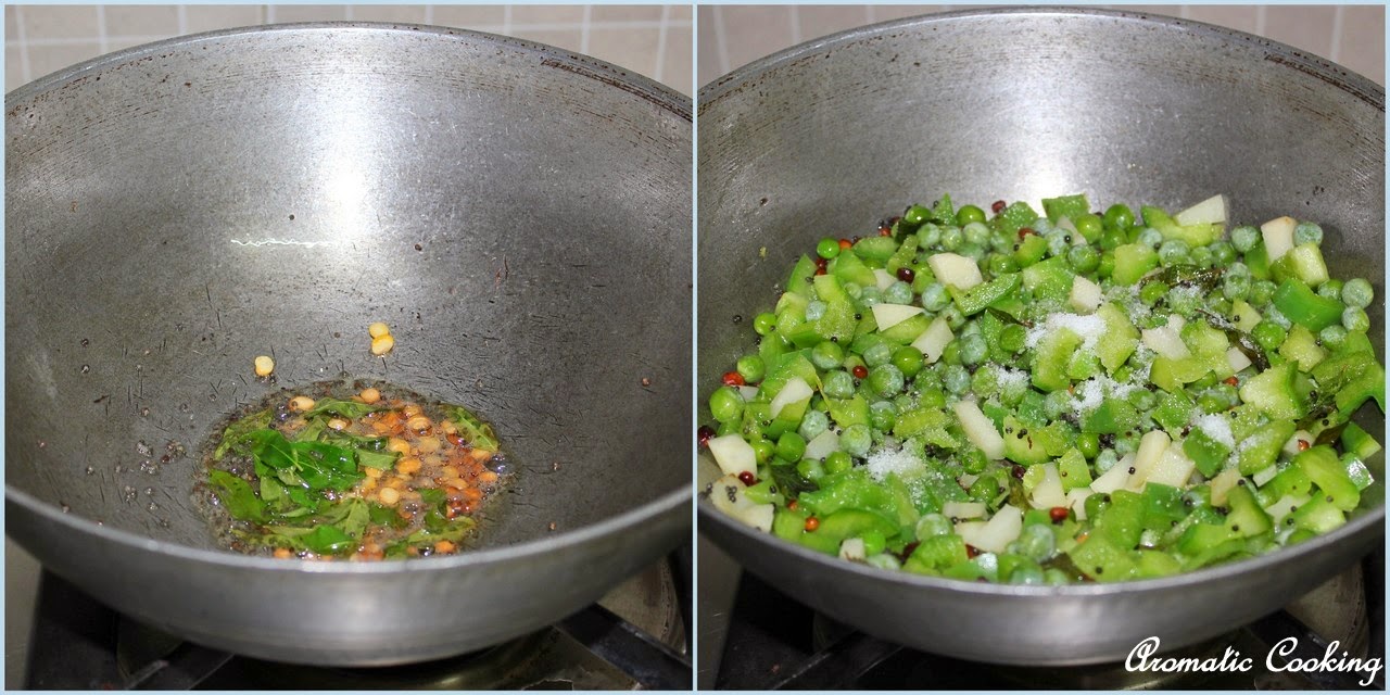 Aromatic Cooking Green Peas Rice