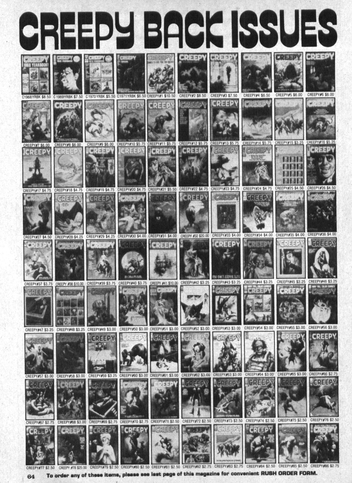 Read online Creepy (1964) comic -  Issue #133 - 64